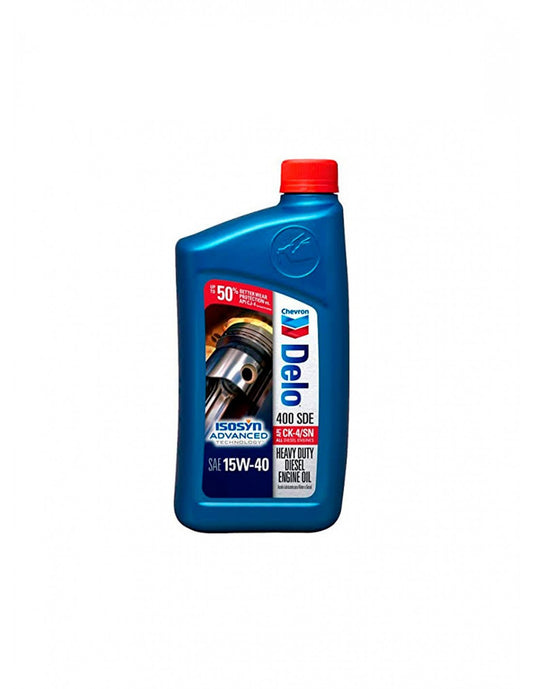 ACEITE LUBRICANTE PARA MOTOR A DIESEL 15W-40 CHEVRON-DELO 1/4