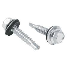 TORNILLO PUNTA BROCA CABEZA HEXAGONAL CON ARANDELA #14X1 PLG FIERO 44406