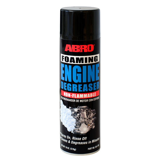 DESENGRASADOR DE MOTOR CON ESPUMA SPRAY 18OZ ABRO DG-300