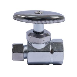 VALVULA DE CONTROL AL PISO 1/2X3/8PLG VIKINGO AT-841