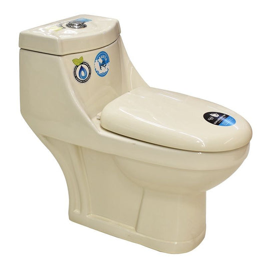 INODORO UNA PIEZA BLANCO HUESO AQUA NUOVA UNIDAD