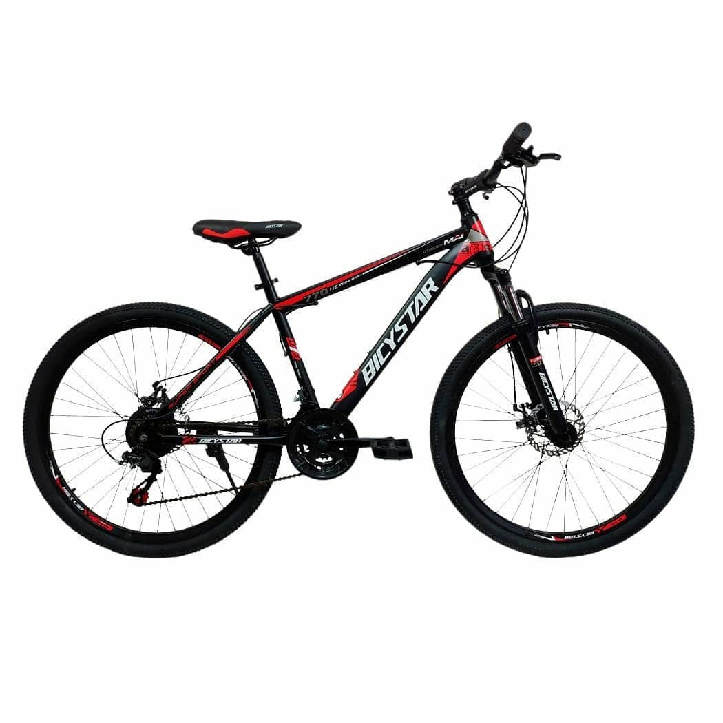 BICICLETA PARA ADULTO ROJO/NEGRO MTB 26PLG 802-MBS00126 26PLG