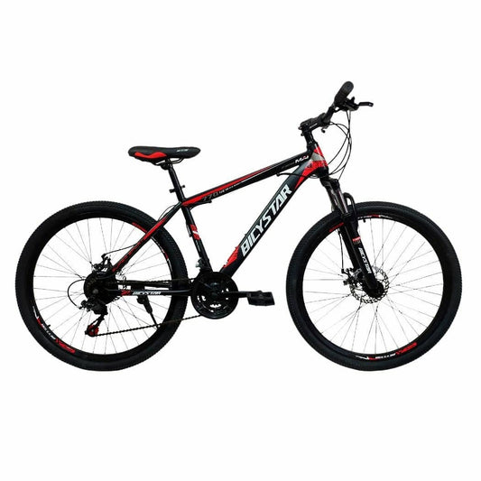 BICICLETA PARA ADULTO ROJO/NEGRO MTB 26PLG 802-MBS00126 26PLG