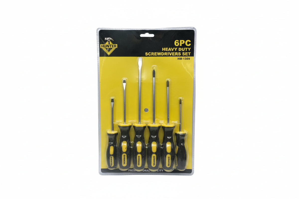 SET DE 6 DESTORNILLADORES HUNTER HM-1309