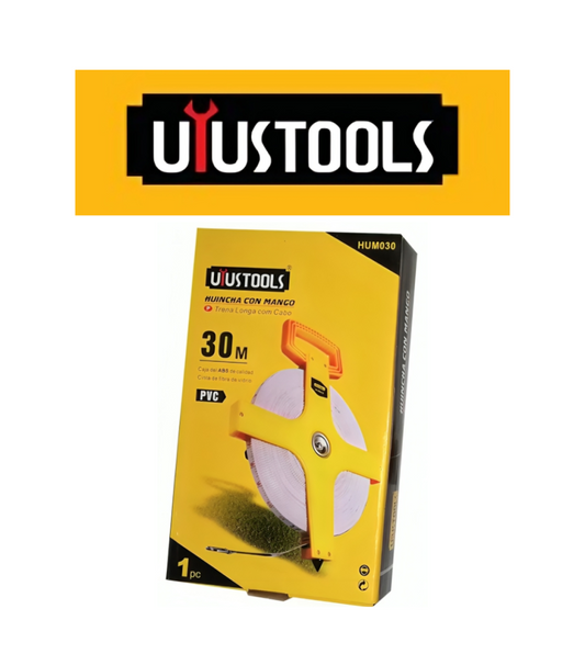 CINTA METRICA CON MANGO 30 MTS HUM030 UYUSTOOLS