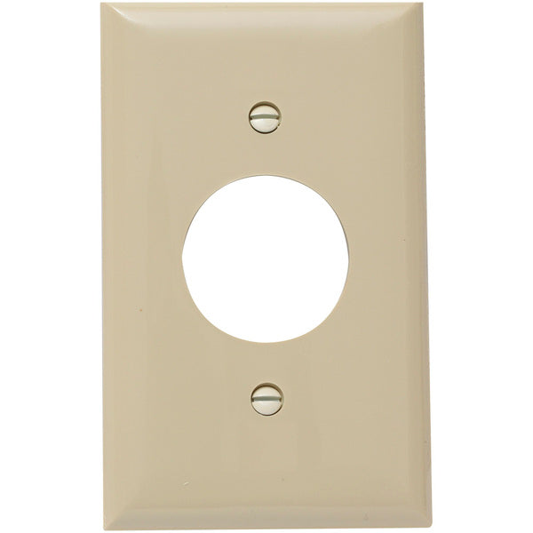 PLACA SENCILLA PARA TOMA HEMBRA DE BAQUELITA BEIGE EAGLE 2131-V