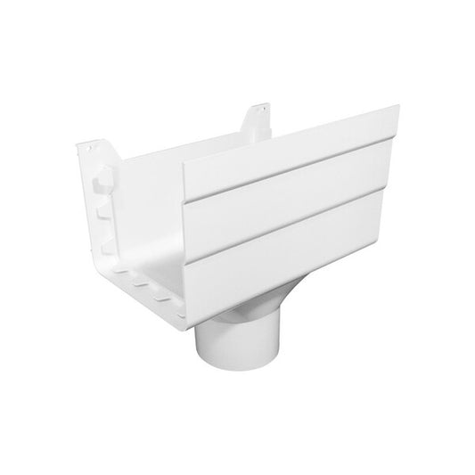 UNION BAJANTE MAXICANAL PVC DE 3PLG BLANCO PARA CANAL COLONIAL