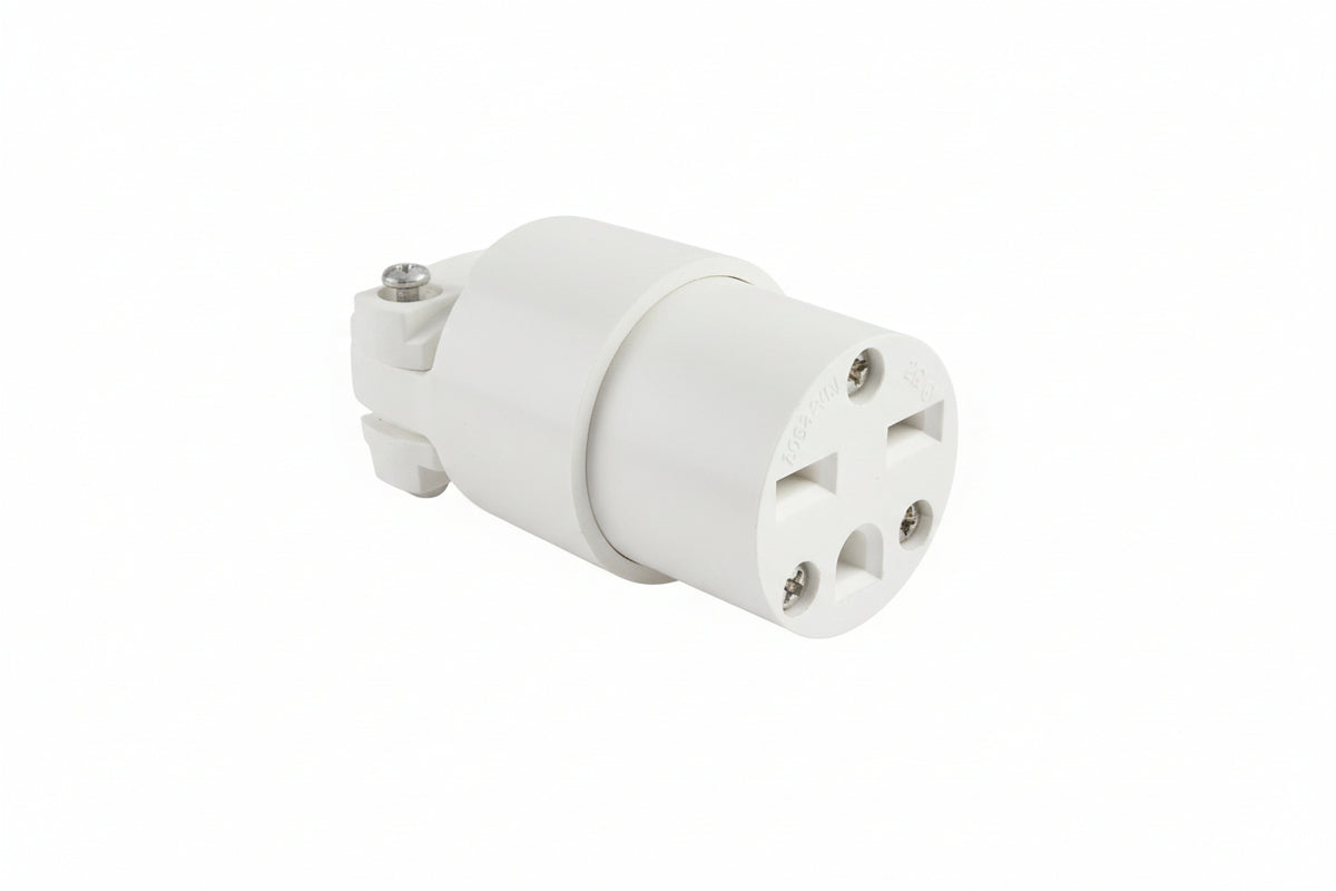 TOMA HEMBRA SENCILLO POLARIZADO 15A 250V BLANCO EAGLE UNIDAD