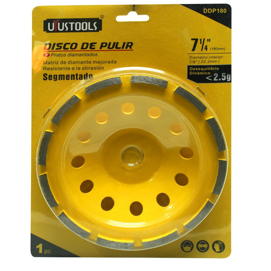 DISCO UYUSTOOLS DIAMANTE ULTRAFINO DE 7 PLG DDT180