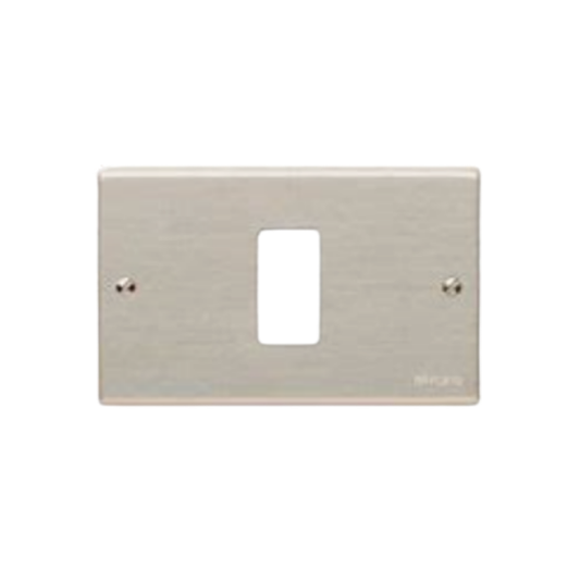 PLACA DE ALUMINIO 1 HUECO BTICINO 503/1SR