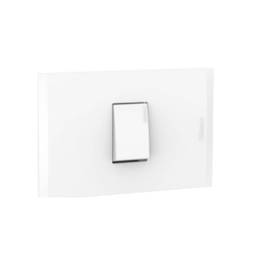 PLACA INCORP BTICINO 1 SWICH BLANCO  AF2100EB