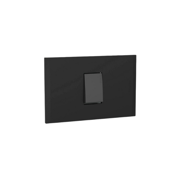 PLACA INCORP BTICINO 1 SWICH NEGRO AF2100EANG