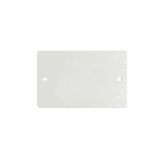 TAPADERA PVC RECTANGULAR GRIS Y BLANCA UNIDAD