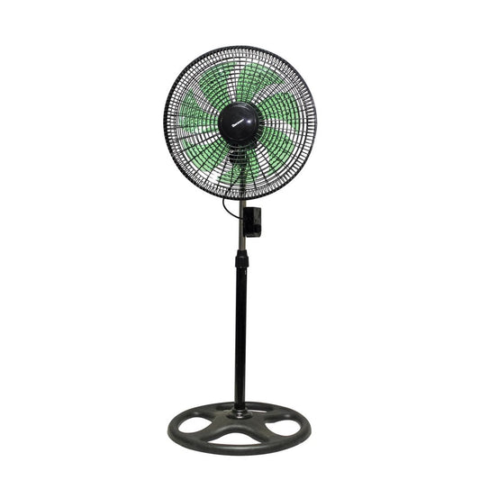 VENTILADOR DE PEDESTAL 18 PLG IND 110V VERDE DISCOVERY  LT-1803-FLGREEN