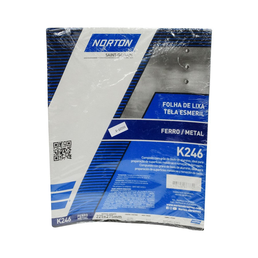 LIJA DE HIERRO  NORTON K246  #100