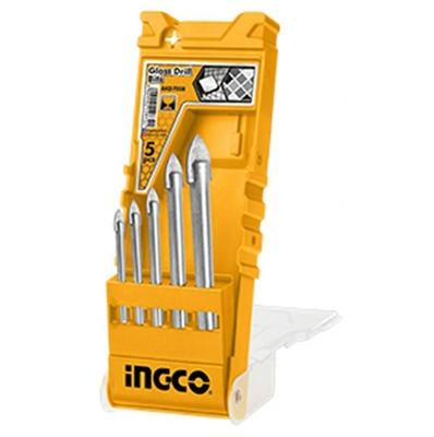 SET BROCA VIDRIO AZULEJO 5PCS INGCO UAKD7058