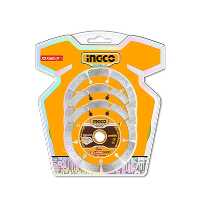SET DE 3 DISCO INGCO DIAMANTE FINO CORTE 9 PLG 6 MM 222 DMD012308