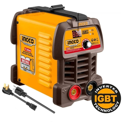 SOLDADOR ELECTRICO INVERSOR 130A 120V/240V PORTATIL MINI INGCO ING-UMMA13049