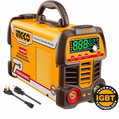 SOLDADOR ELECTRICO INVERSOR 160A 110/220V PORTATIL INGCO ING-UMMA16069