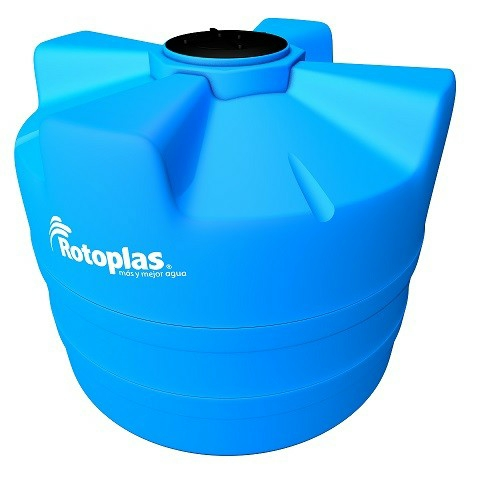 TANQUE CISTERNA AZUL  2800 LITRO ROTOPLAS-SIN ACCESORIOS