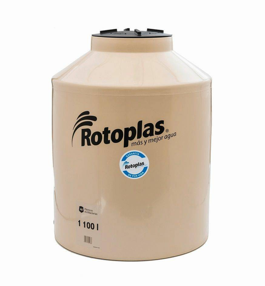 TANQUE TRICAPA BEIGE 1100 LITROS  ROTOPLAS