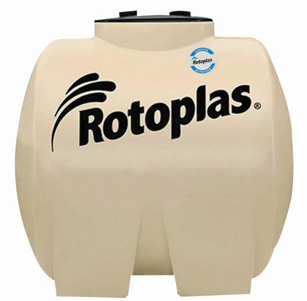 TANQUE TRICAPA BEIGE HORIZONTAL 1100 LITROS ROTOPLAS