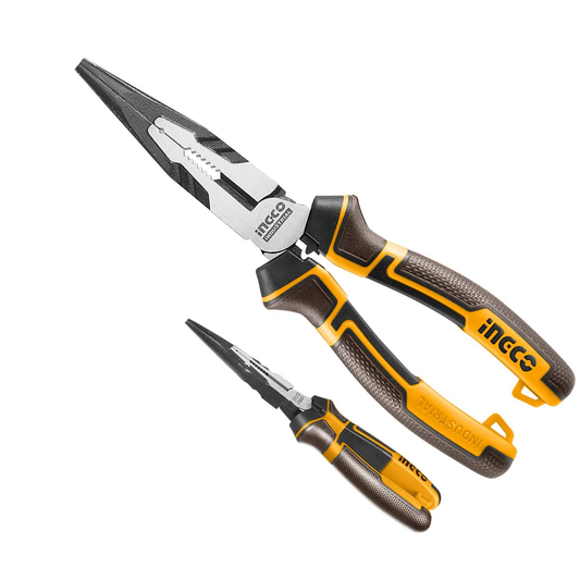 TENAZA PINZA PUNTA LARGA 8PLG 20.32CM INGCO HHLNP28200