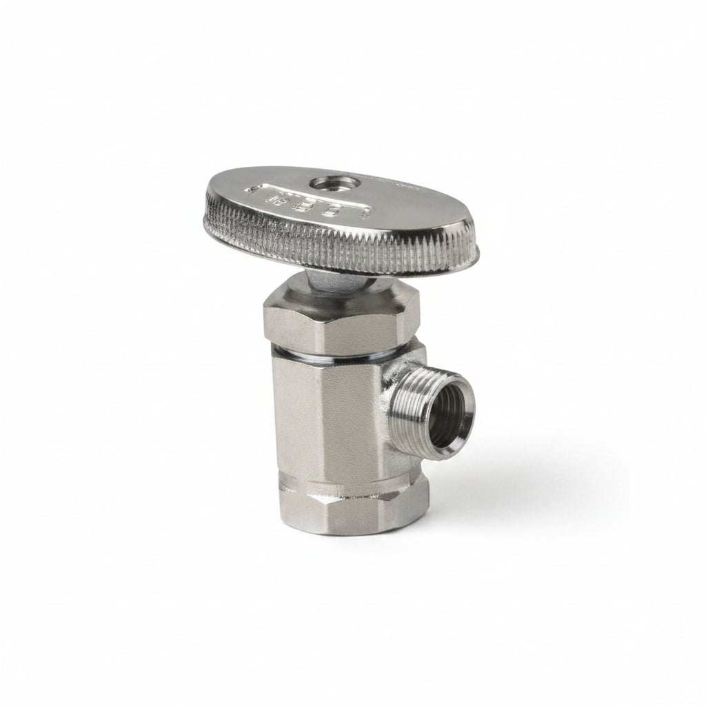 VALVULA DE CONTROL A LA PARED 1/2X3/8PLG COMDI