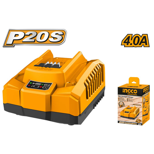 CARGADOR RAPIDO BATERIA 20V 4.0 AH INGCO UFCLI20411