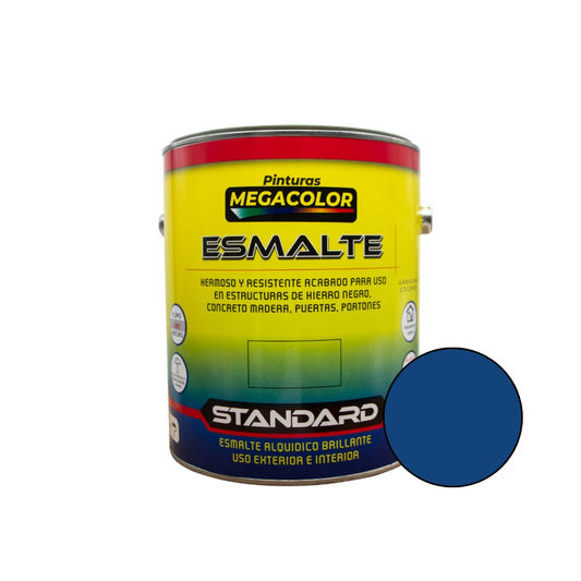 MEGACOLOR ESMALTE STANDARD AZUL ATLANTICO 1/4 0404321-04