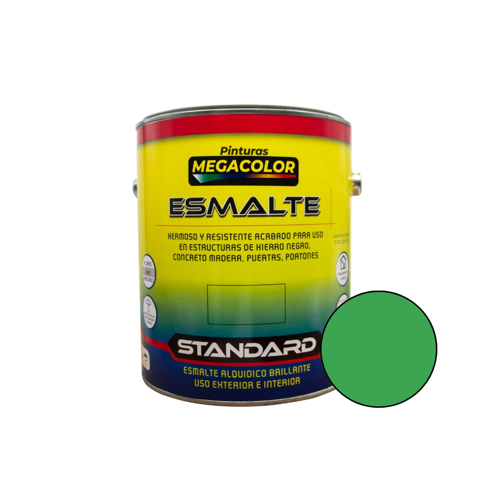 PINTURA MEGACOLOR ESMALTE STANDARD MENTA 1/4 0404350-04