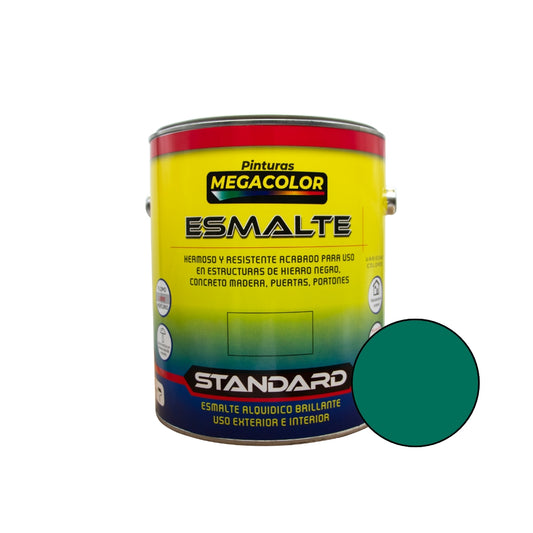 PINTURA MEGACOLOR ESMALTE STANDARD TURQUESA 1/4 0404344-04