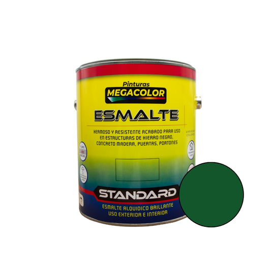 PINTURA MEGACOLOR ESMALTE STANDARD VERDE GRAMA 1/4 0404335-04