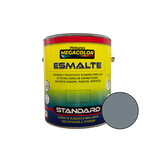 ESMALTE STANDAR MEGACOLOR GRIS 1/4 0404310-04