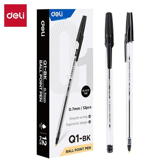 BOLIGRAFO NEGRO 0.7MM DELI UNIDAD