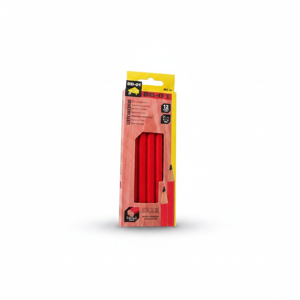 SET DE 12 LAPIZ CARPINTERO # 4 BB-01