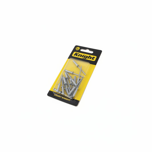 SET DE REMACHES 4X16MM KNIGHT 1/8X5/8 PULG