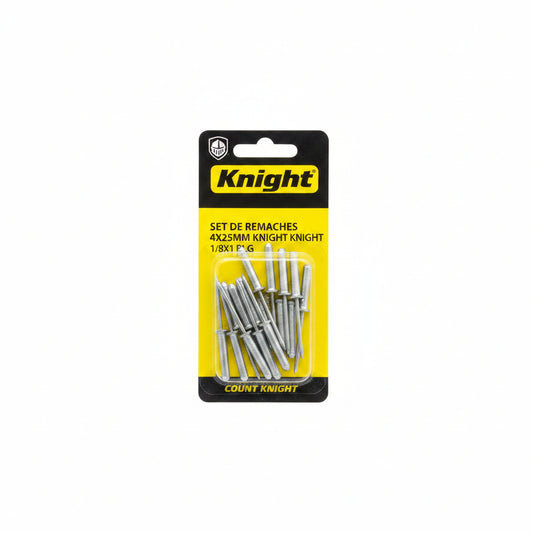 SET DE REMACHES 4X25MM KNIGHT 1/8X1 PLG