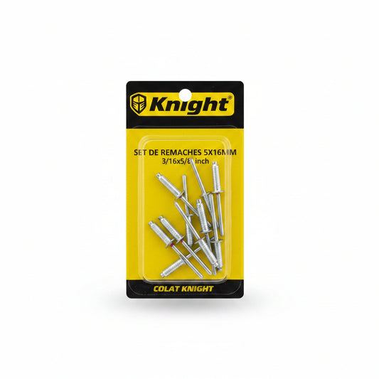 SET DE REMACHES 5X16MM  KNIGHT 3/16X5/8PULG