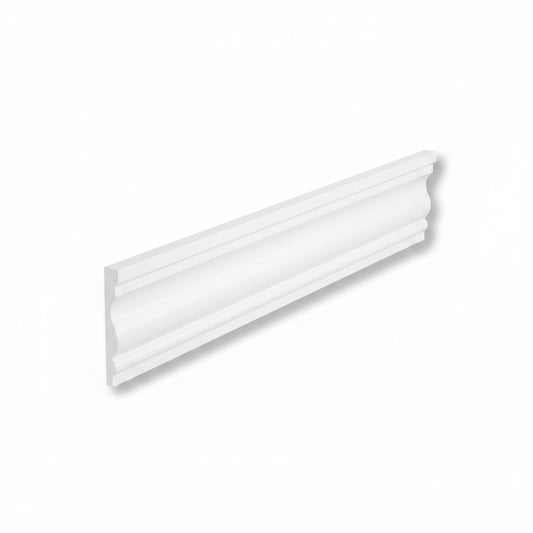 MOLDURA PVC PARA PARED 6CM X 240CM UNIDAD