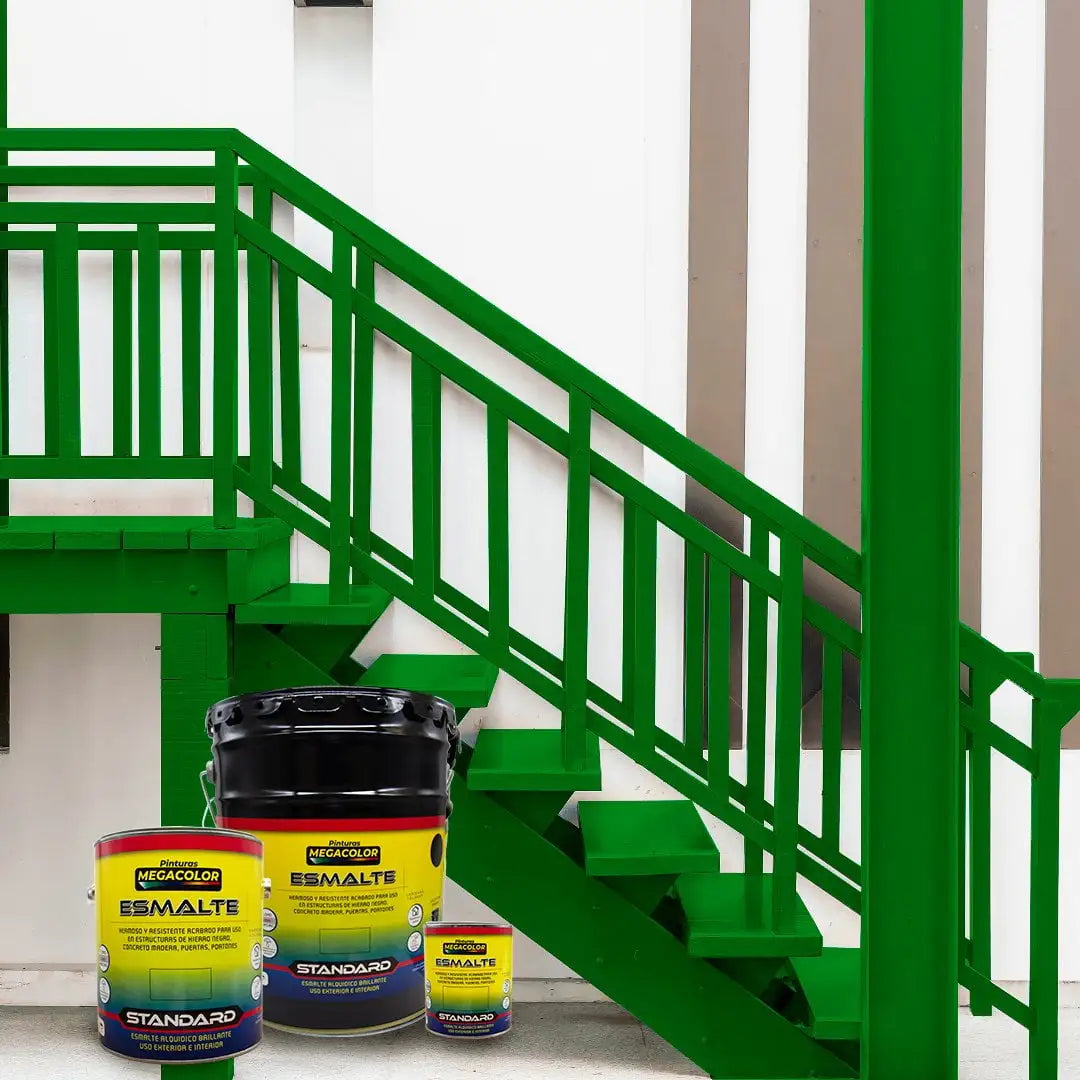 CUBETA MEGACOLOR ESMALTE STANDARD VERDE ALEGRIA